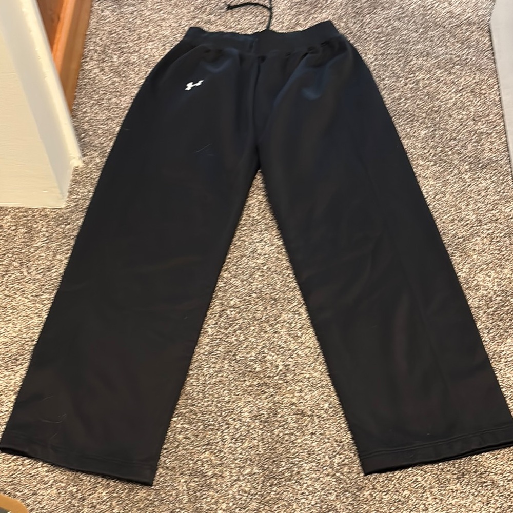 Under Armour Black Relaxed Fit Joggers with Elastic Waistband